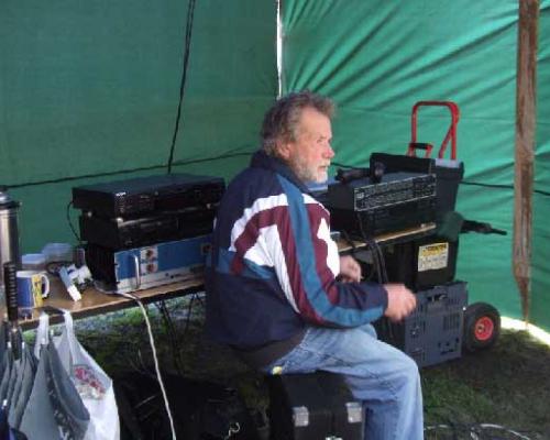Long term soundman Bob Campbel